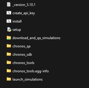 Chronos Tools folder